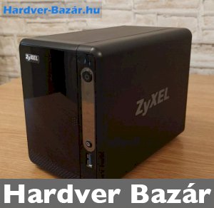 NAS - Zyxel NSA 325 V2 - médiakiszolgáló 2 HDD-s + USB 3.0 port   eladó